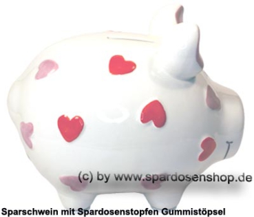 Preview: KCG mittelgroßes Sparschwein 3D Design Wunschtraum Keramik C